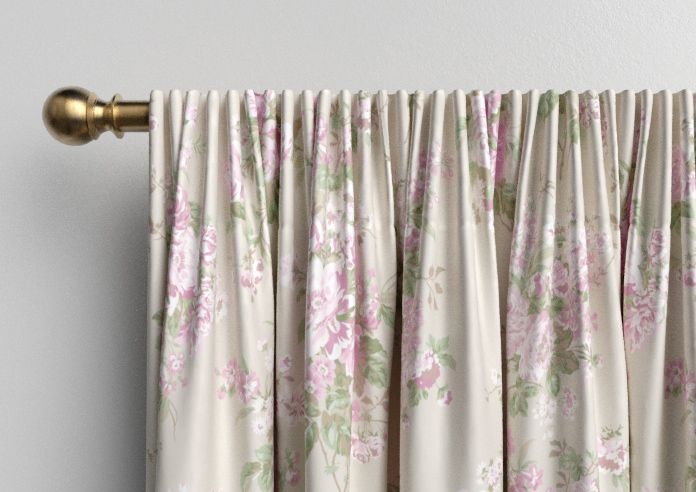 Shabby Chic by Rachel Ashwell Rose Chintz, Pink - Made to Measure Curtains - Image 9